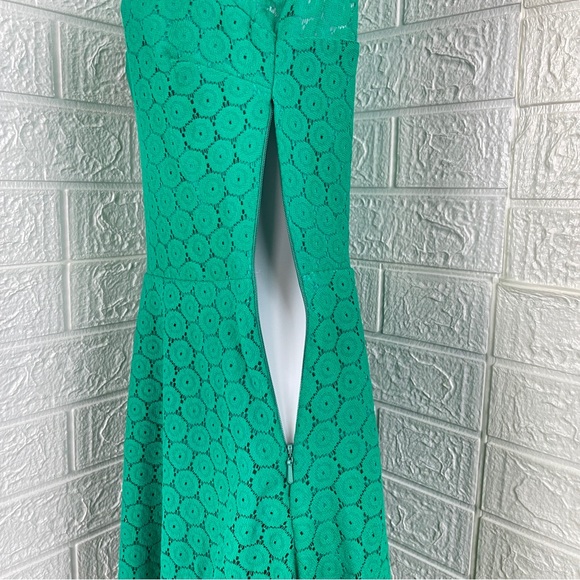 ASOS Green Knitted Lined Mini Dress size 6 - Picture 4 of 7